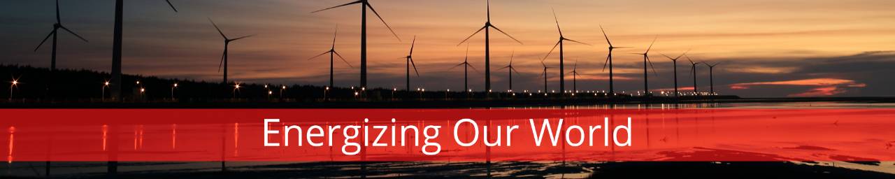 Energizing Our World Windmill Background